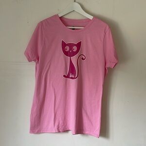 SOLD: Barbie Cat T-shirt, Pink, Large